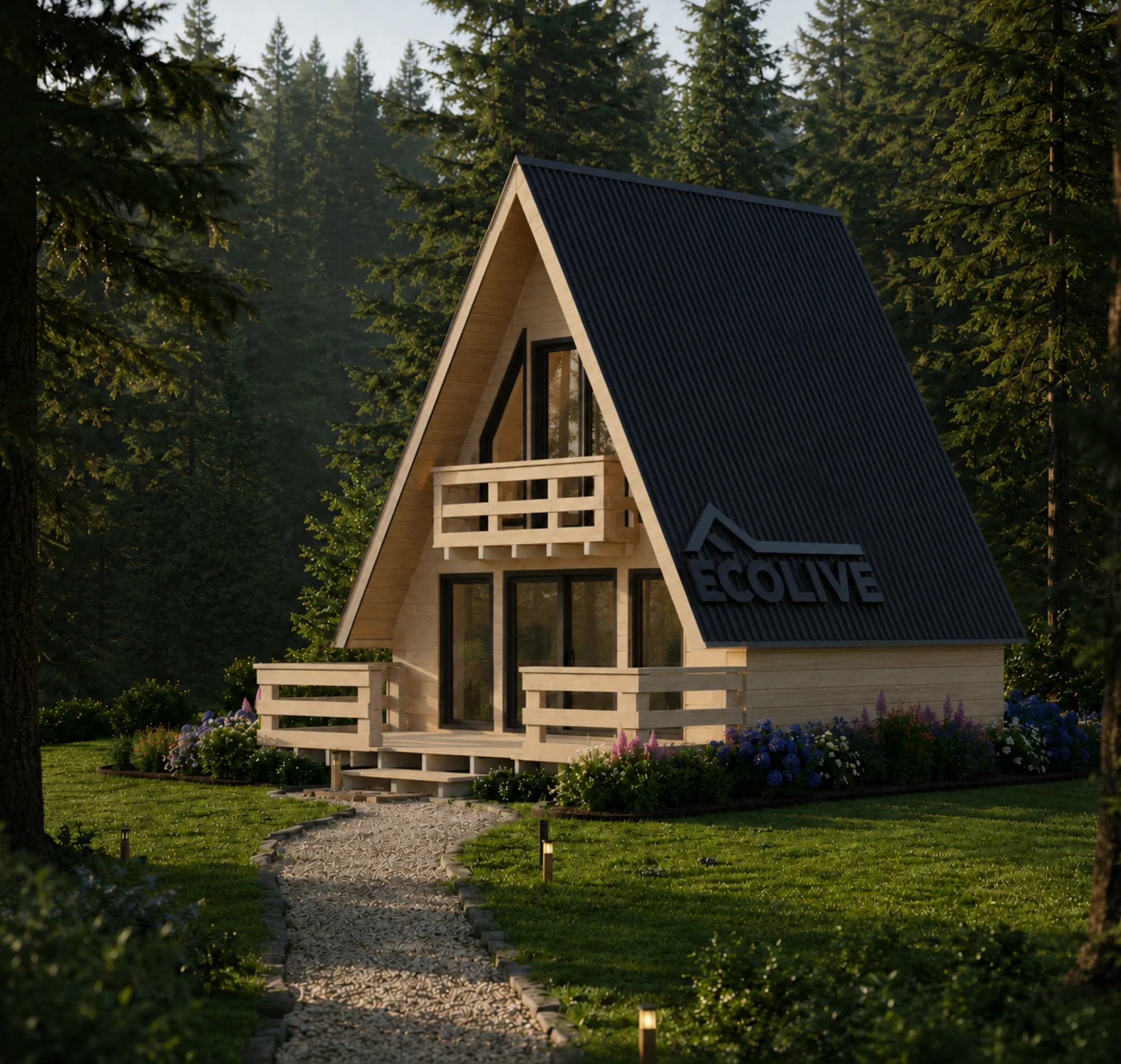 Struttura Baita EcoLive completata