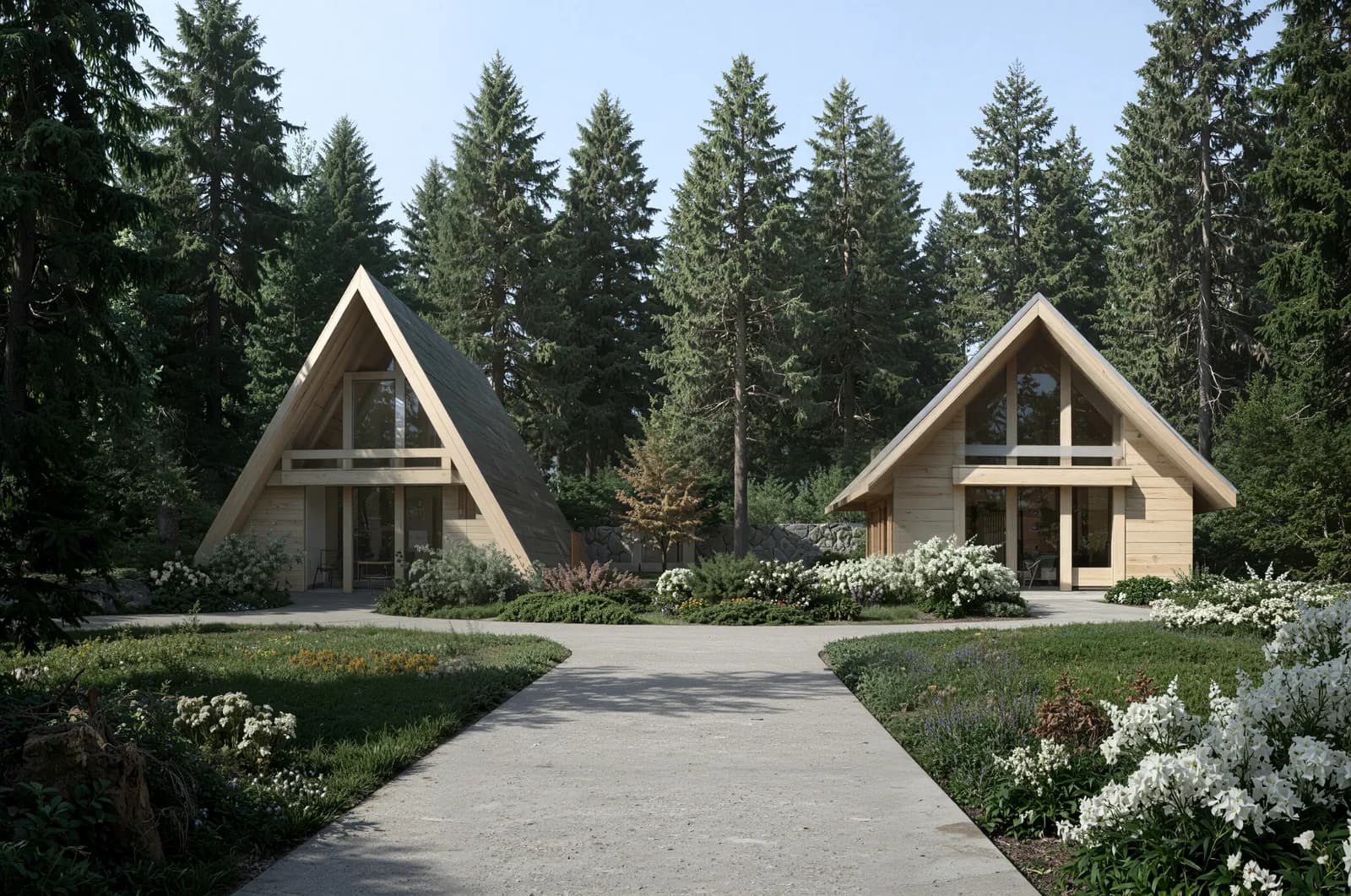 Glamping coppia simmetrica