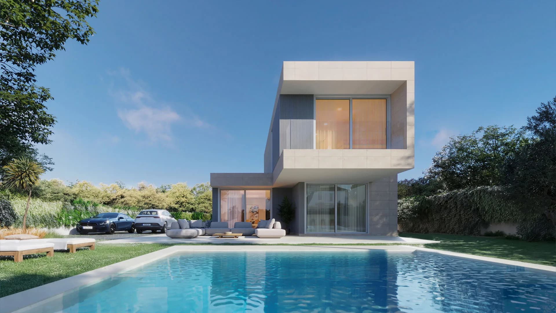 Minimalist villa