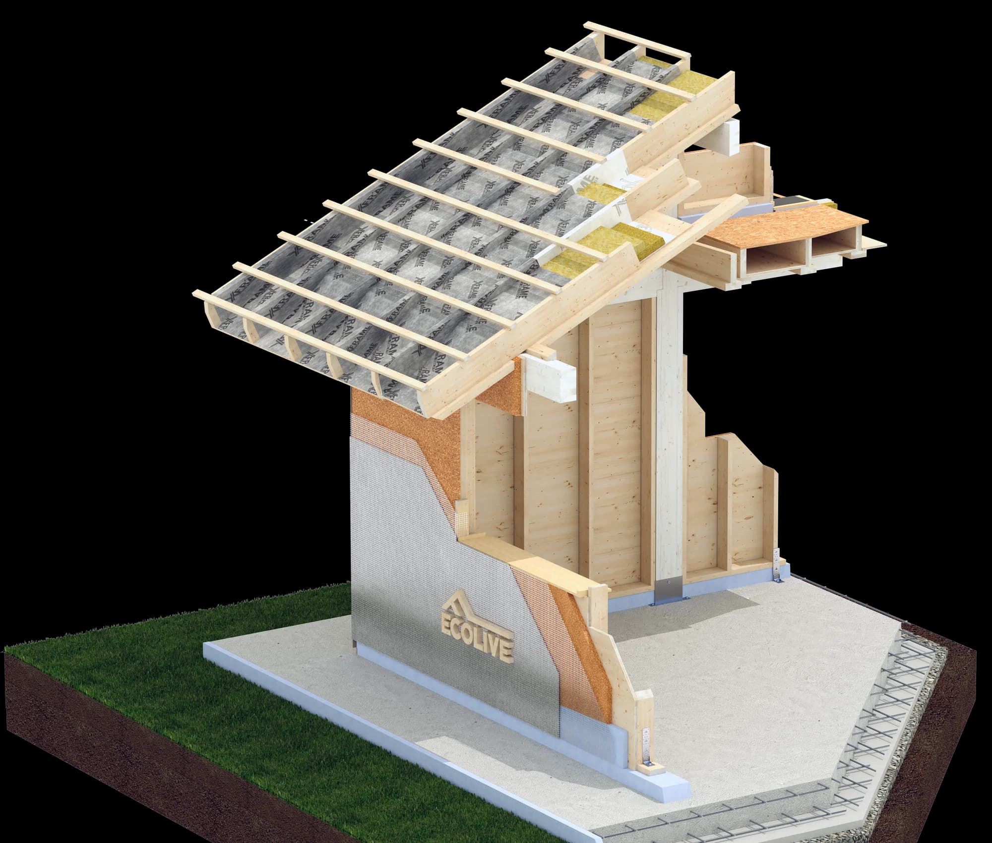 Stratigrafia parete X-Frame