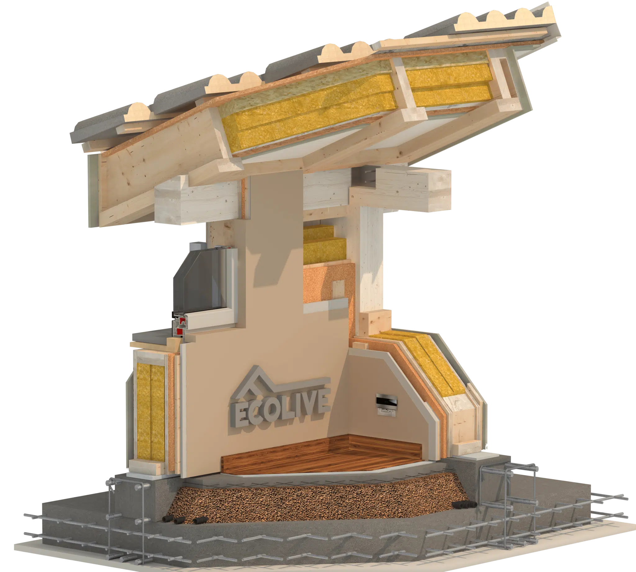 sistema costruttivo X-Frame per le case in legno